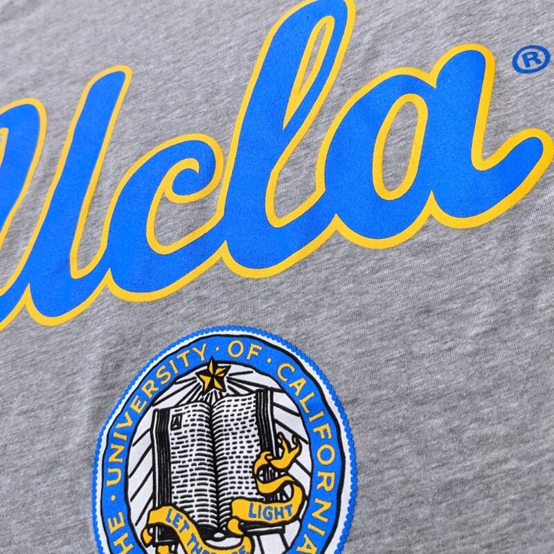 Boxercraft UCLA Mens Tri-Blend Tee Oxford Heather