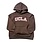 HYPE AND VICE UCLA Arch Pink Classic Brown Hoodie