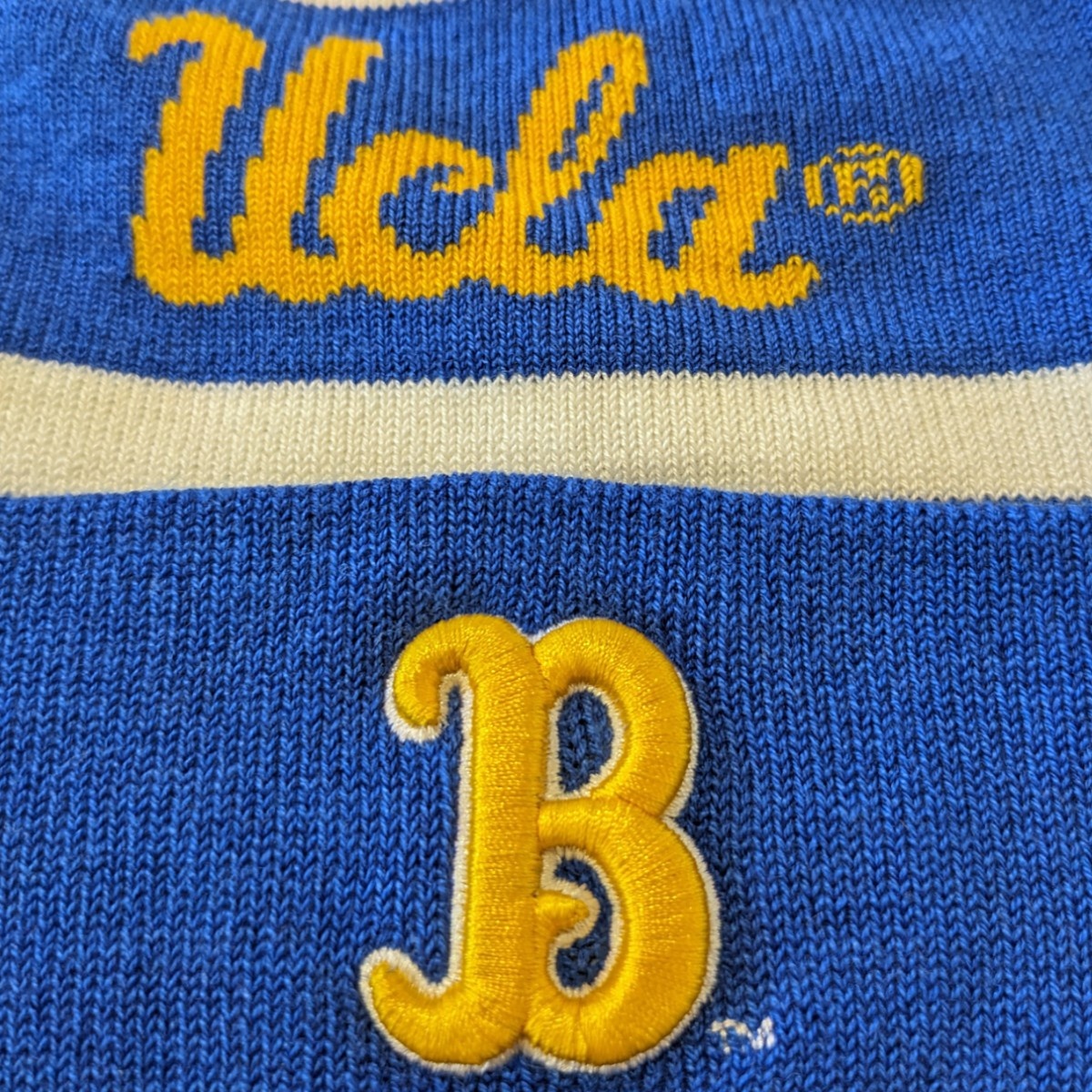 The Game UCLA B Bean Pom Pom Royal