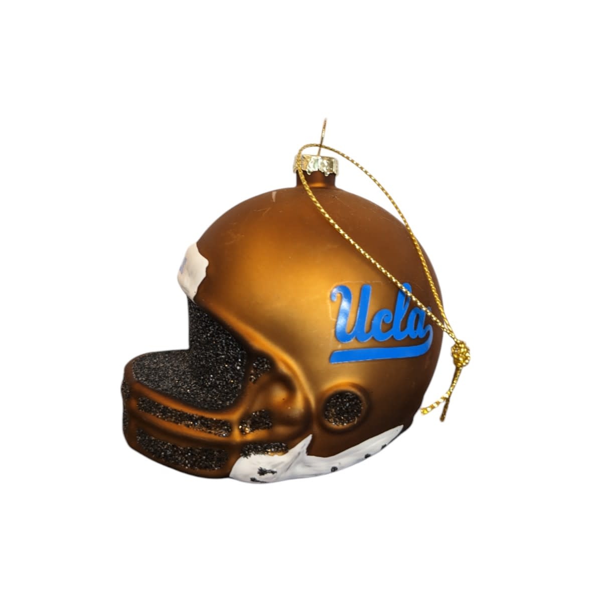 Jardine Associates UCLA Football Helmet Glass Ornaments Blue