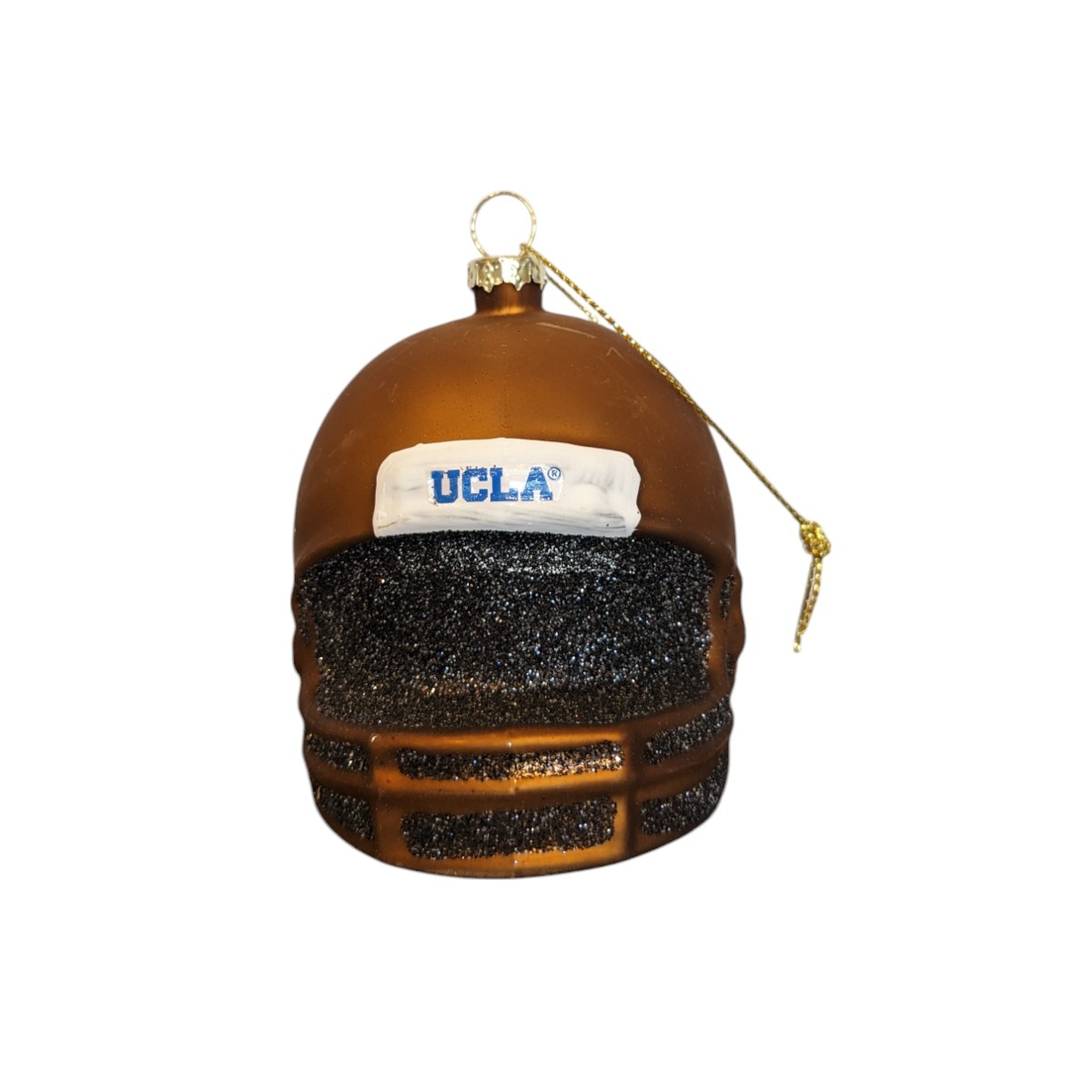Jardine Associates UCLA Football Helmet Glass Ornaments Blue