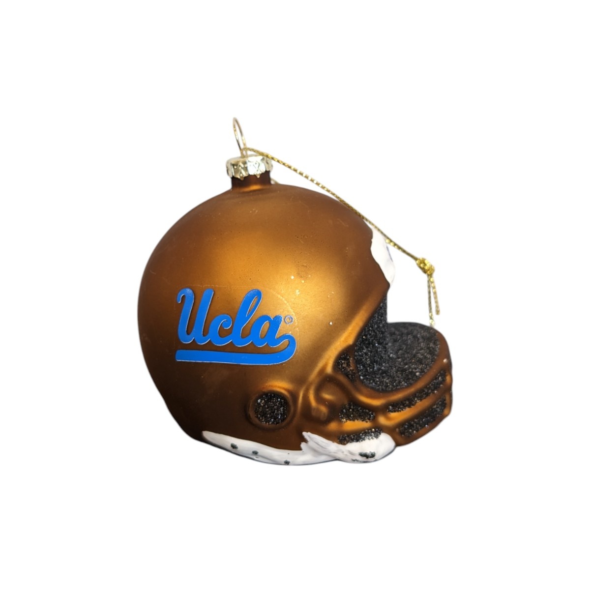 Jardine Associates UCLA Football Helmet Glass Ornaments Blue