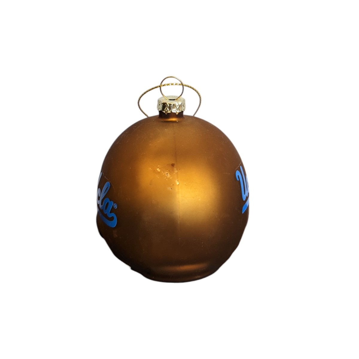 Jardine Associates UCLA Football Helmet Glass Ornaments Blue