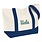 MCM Brands UCLA Script Snap Tote Bag Navy
