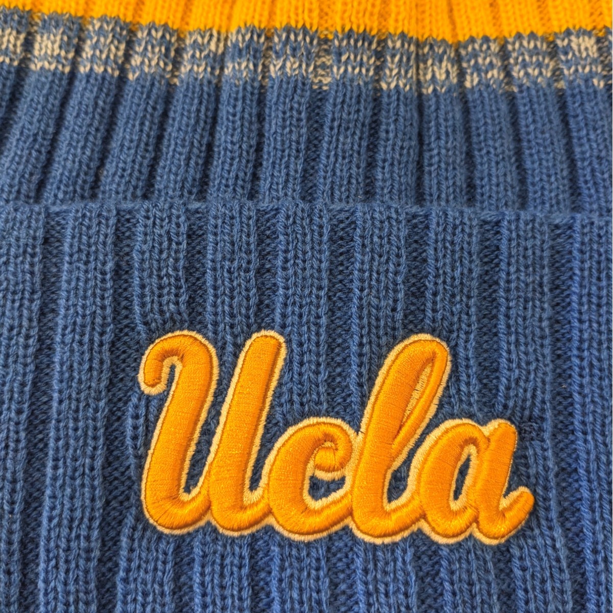 Fan Favorite UCLA Script Strike Pom Pom Blue