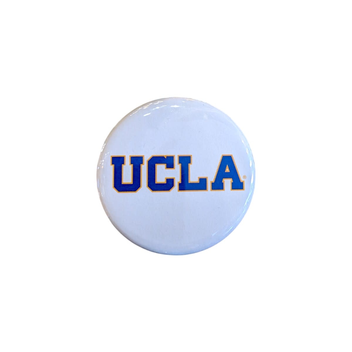 Color Shock UCLA Block White 2.25' Magnet