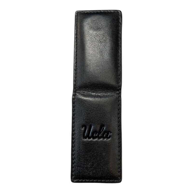 Jardine Associates UCLA Script Zulu Leather Money Clip