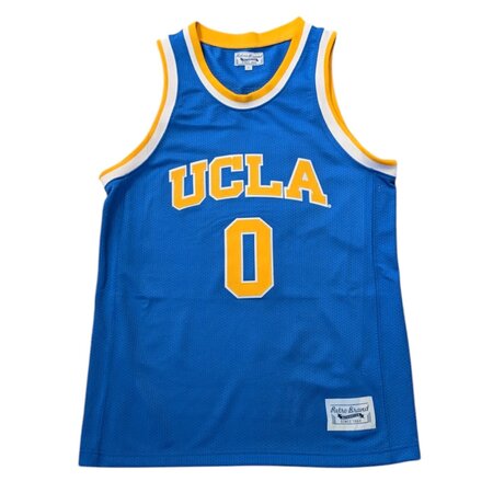 Retro Brand UCLA Blue  Basketball Blue Jersey Westbrook #0