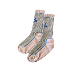 Twin City Knitting Co, inc Ucla Script Core2 Crew Sock Pink