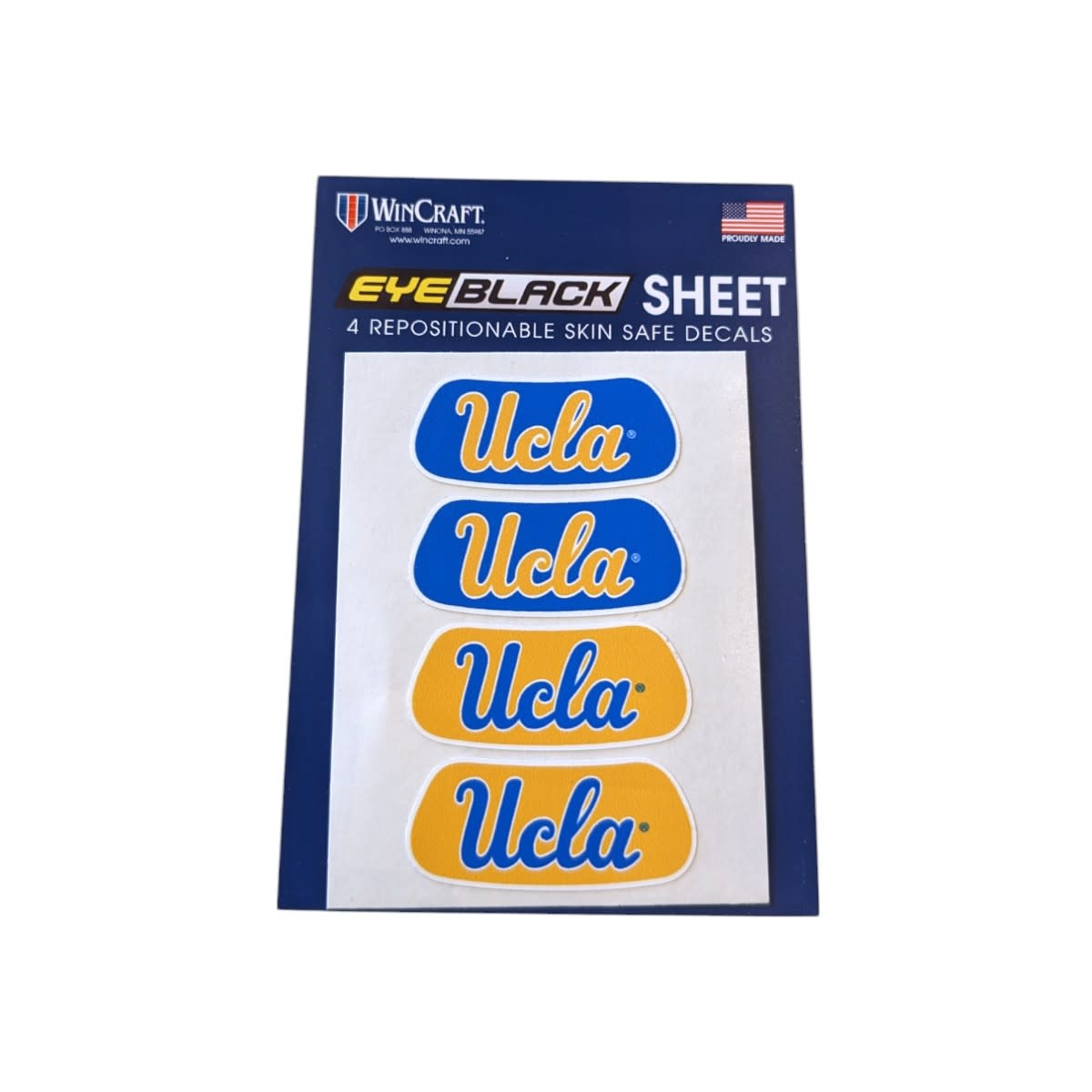 Wincraft UCLA Facecal 4pc Eyeblack