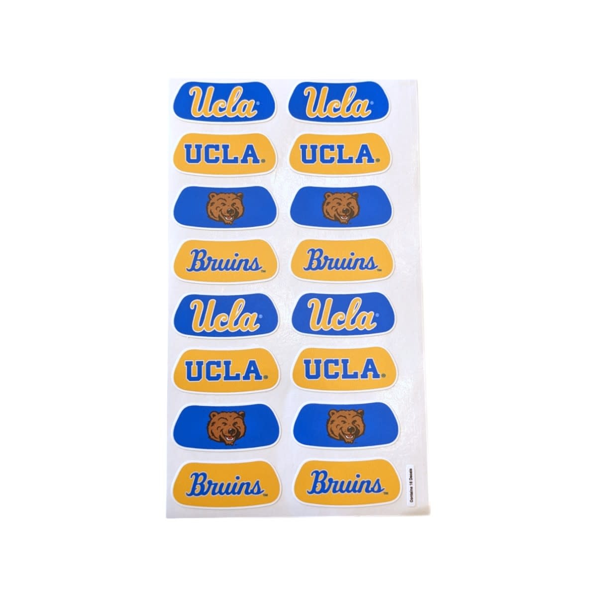 Wincraft UCLA Facecal  4x7 Eyeblack Sheet