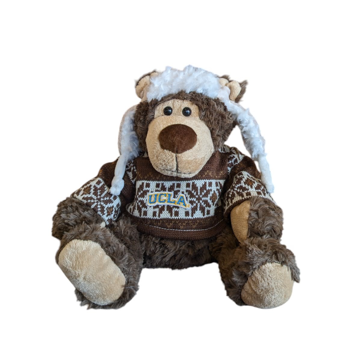 Mascot Factory UCLA Cozie Sweater Big Brown Bear