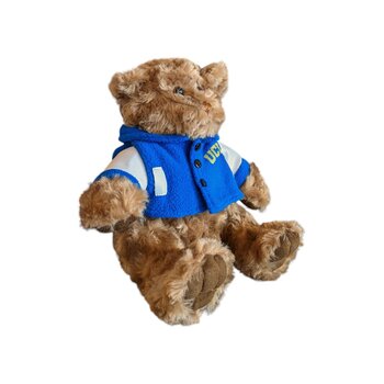 Mascot Factory Ucla Jordan Bear with Varsity Jacket 10"