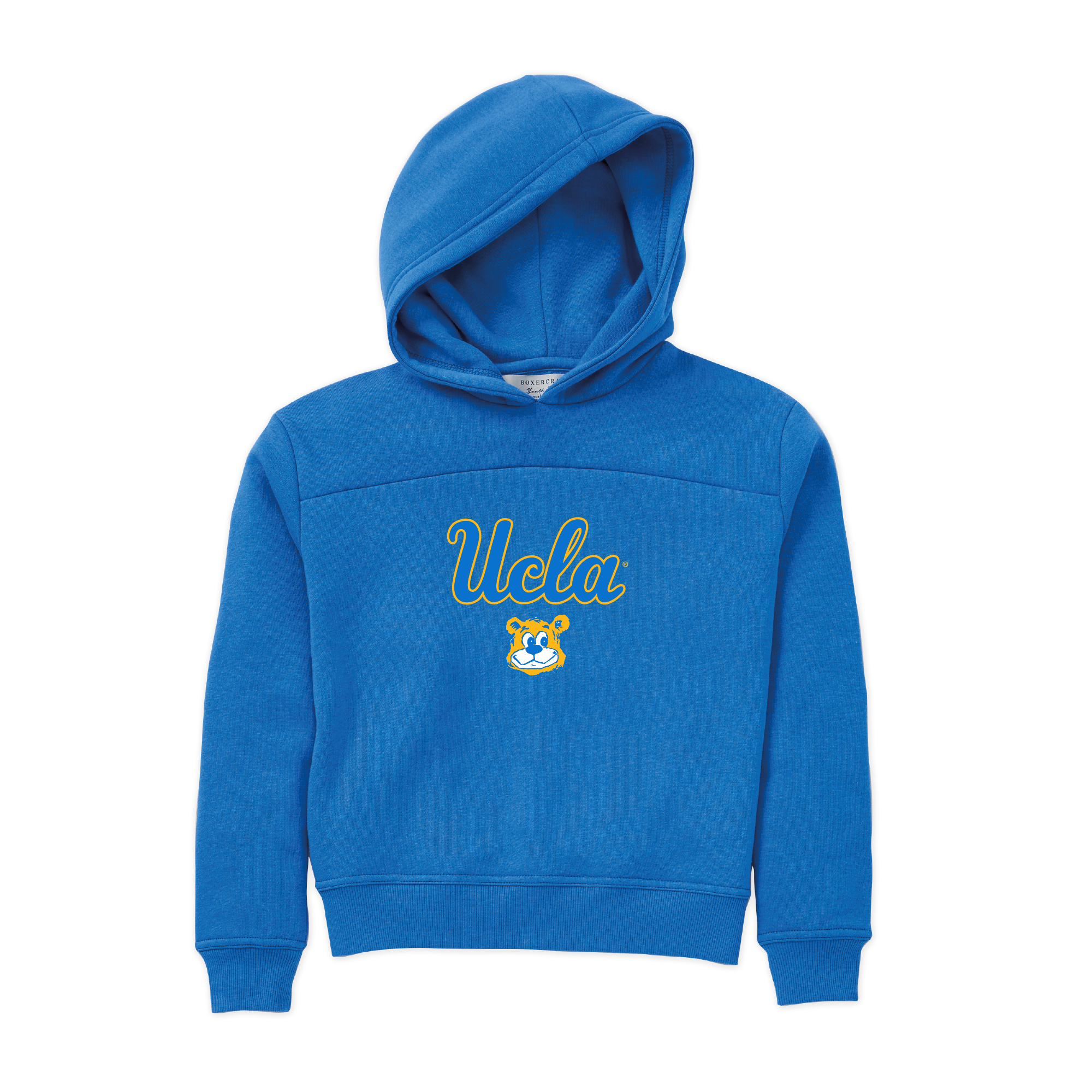 Boxercraft UCLA Joe Bear head Youth ColorBlocked Hoodie