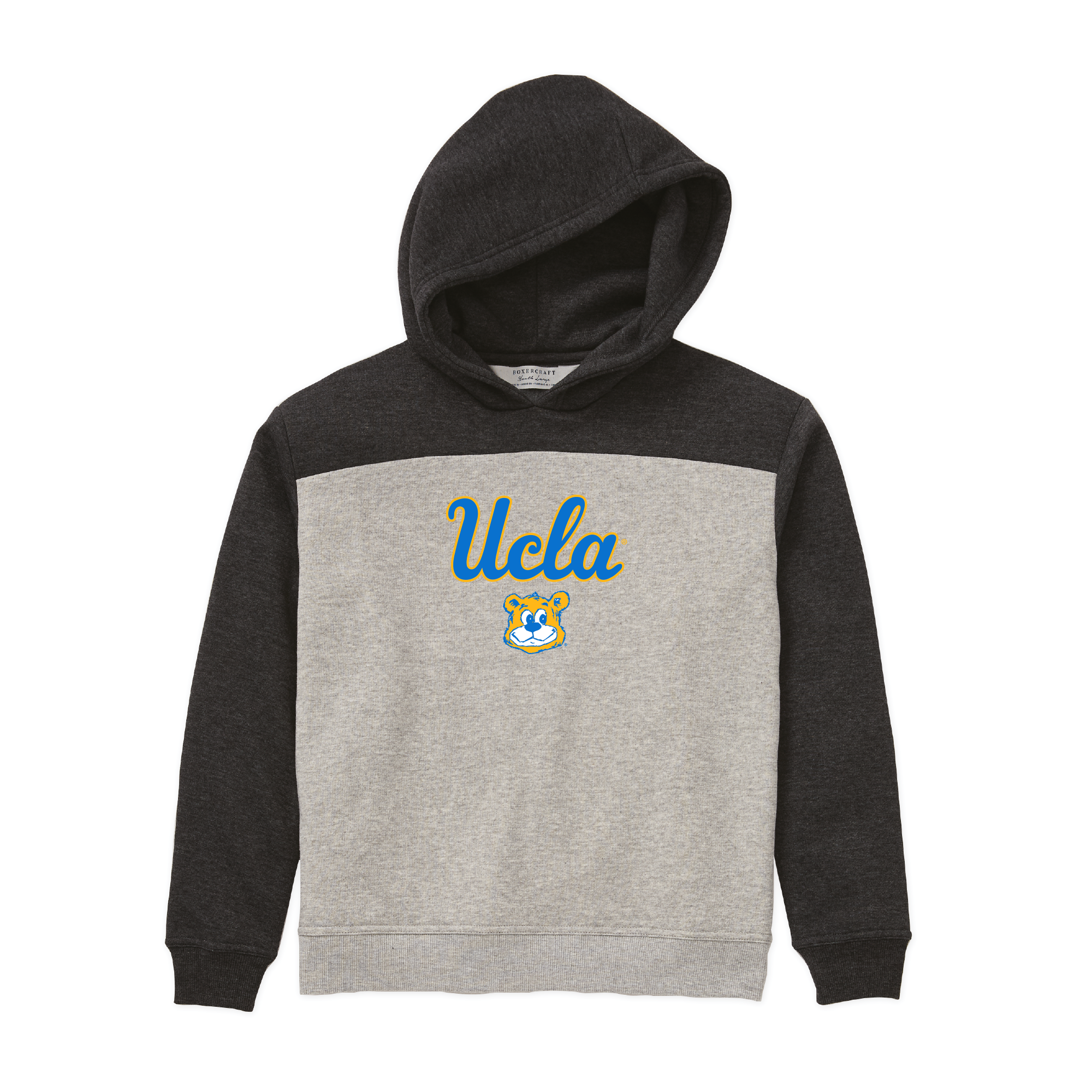 Boxercraft UCLA Joe Bear head Youth ColorBlocked Hoodie