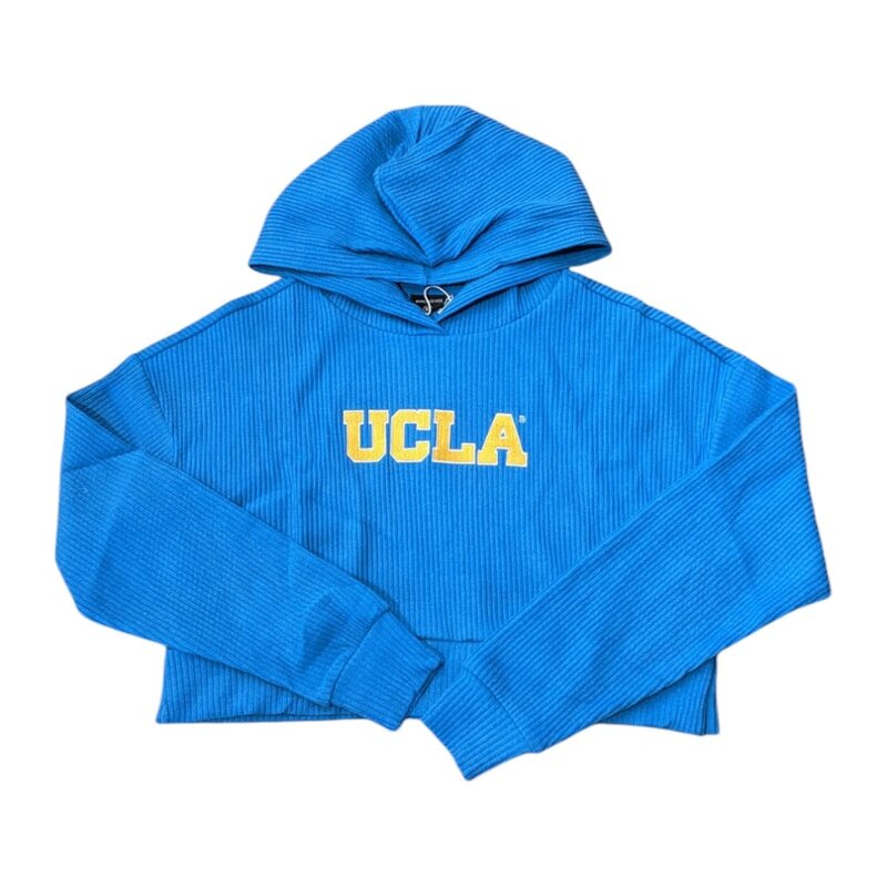 HYPE AND VICE UCLA Block Warm Up Cropped Hood