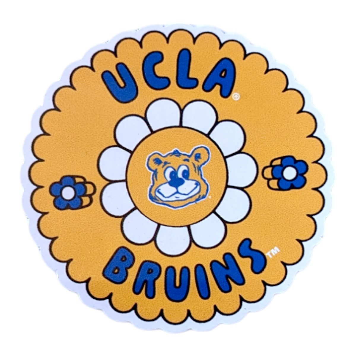 Spirit Products UCLA Joe Bear Daisy  Sign  sticker 3X3