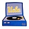 Spirit Products UCLA Record Player sticker 3X3