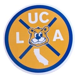Spirit Products UCLA Joe Bear  Sign  sticker 3X3