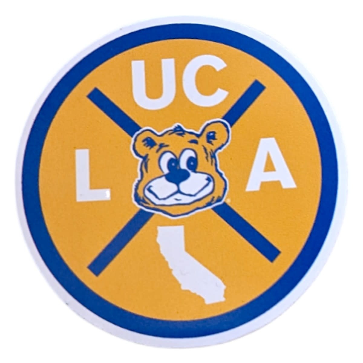 Spirit Products UCLA Joe Bear  Sign  sticker 3X3