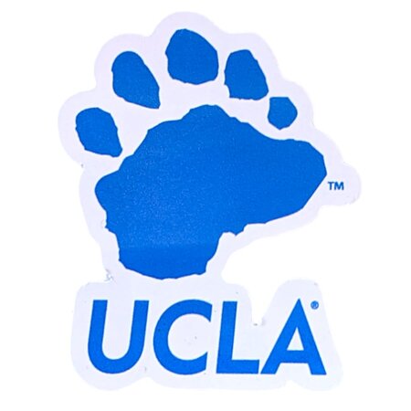 Spirit Products UCLA Bear Paw sticker 3x3