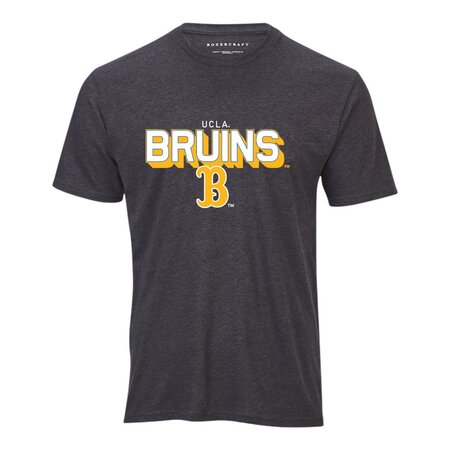 Boxercraft UCLA Bruins B Charcoal Men's Tri-Blend Tee