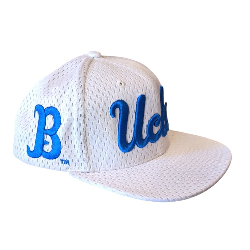 Mitchell & Ness UCLA Meshed Up Snapback Hat  White