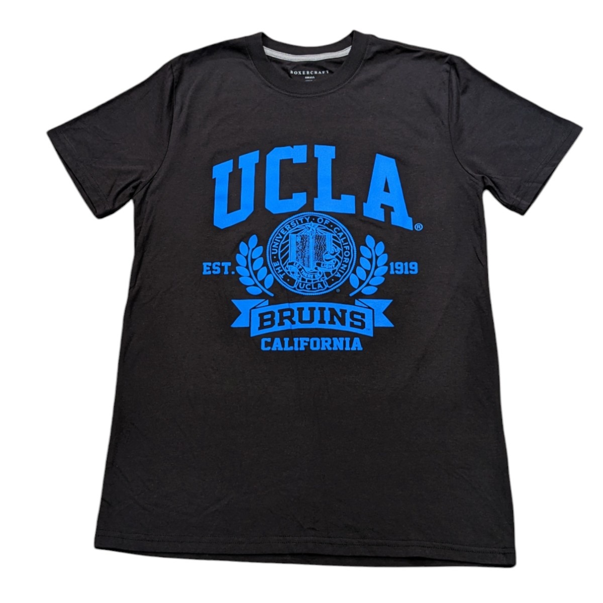 Boxercraft UCLA Bruins Est. 1919 Seal Men's Crewneck Tee Black