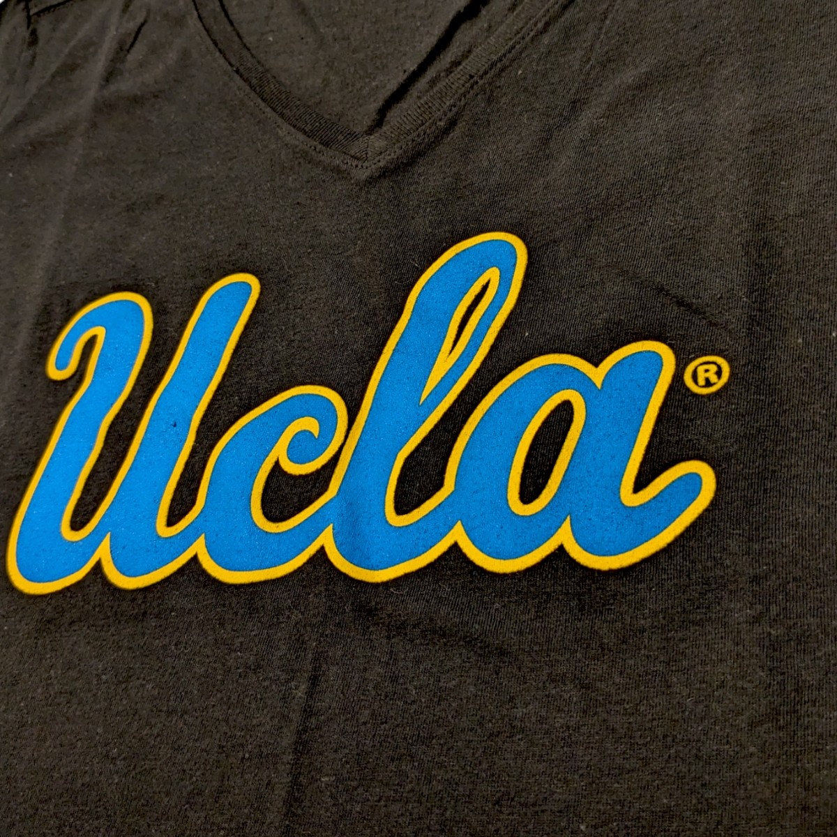 Russell Athletic UCLA Script V neck Womens Tee