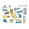 Spirit Products UCLA Multi Journey Stickers Sheets