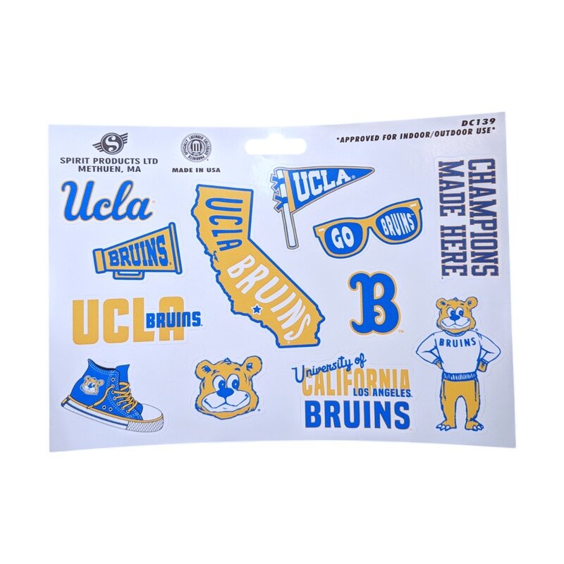 Spirit Products UCLA Multi Journey Stickers Sheets