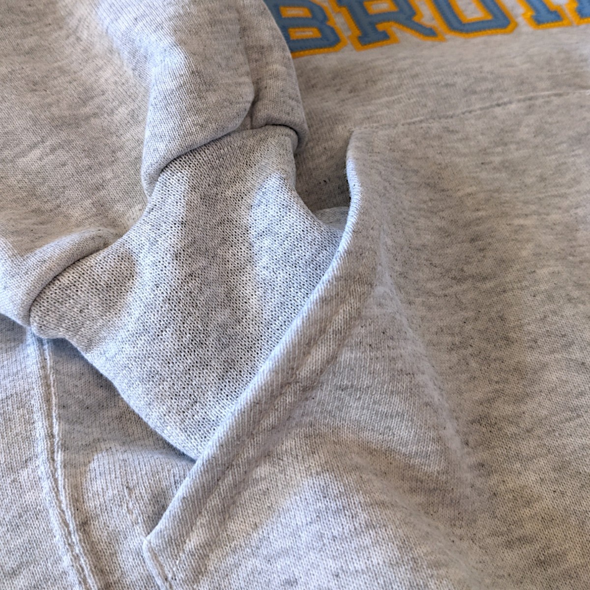 Russell Athletic UCLA Joe Bear Bruins Pullover Hoodie Silver