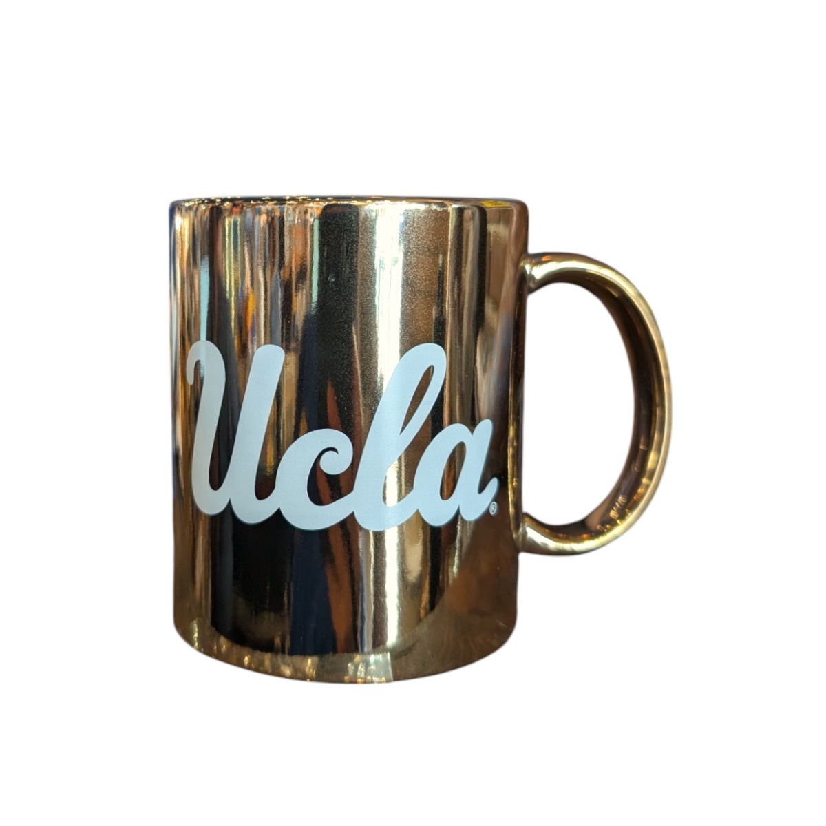 Spirit Products UCLA Script Iridescent Ceramic Metallic Gold  Mug