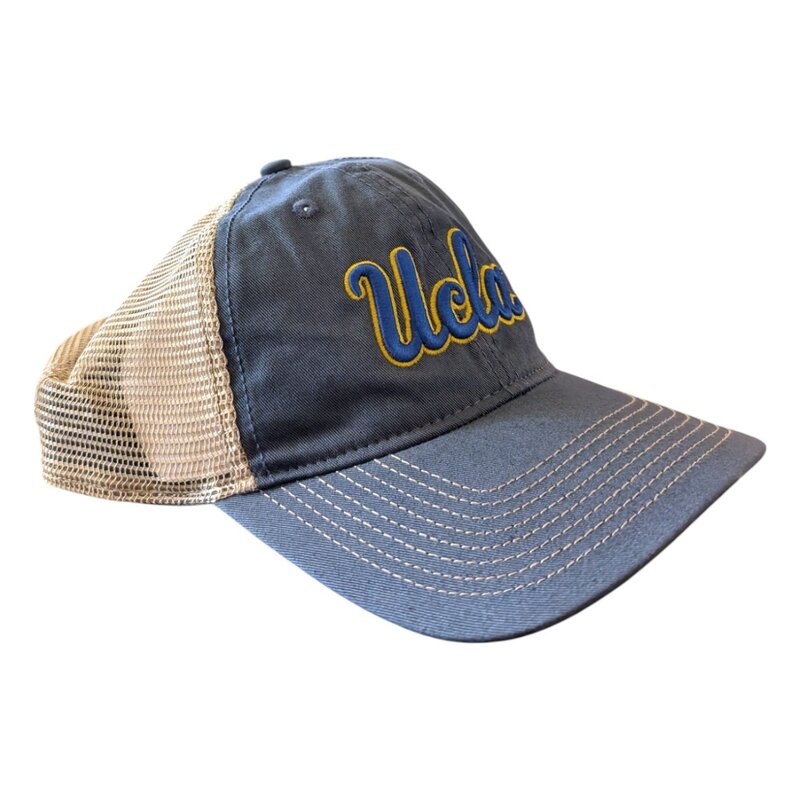 The Game UCLA Script Soft Mesh  Elastic Snapback Marine Hat