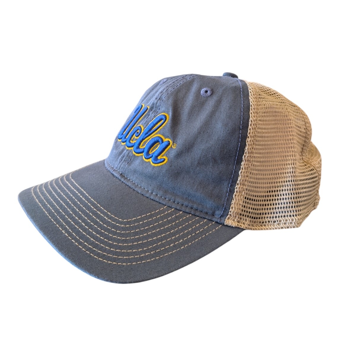 The Game UCLA Script Soft Mesh Elastic Snapback Marine Hat