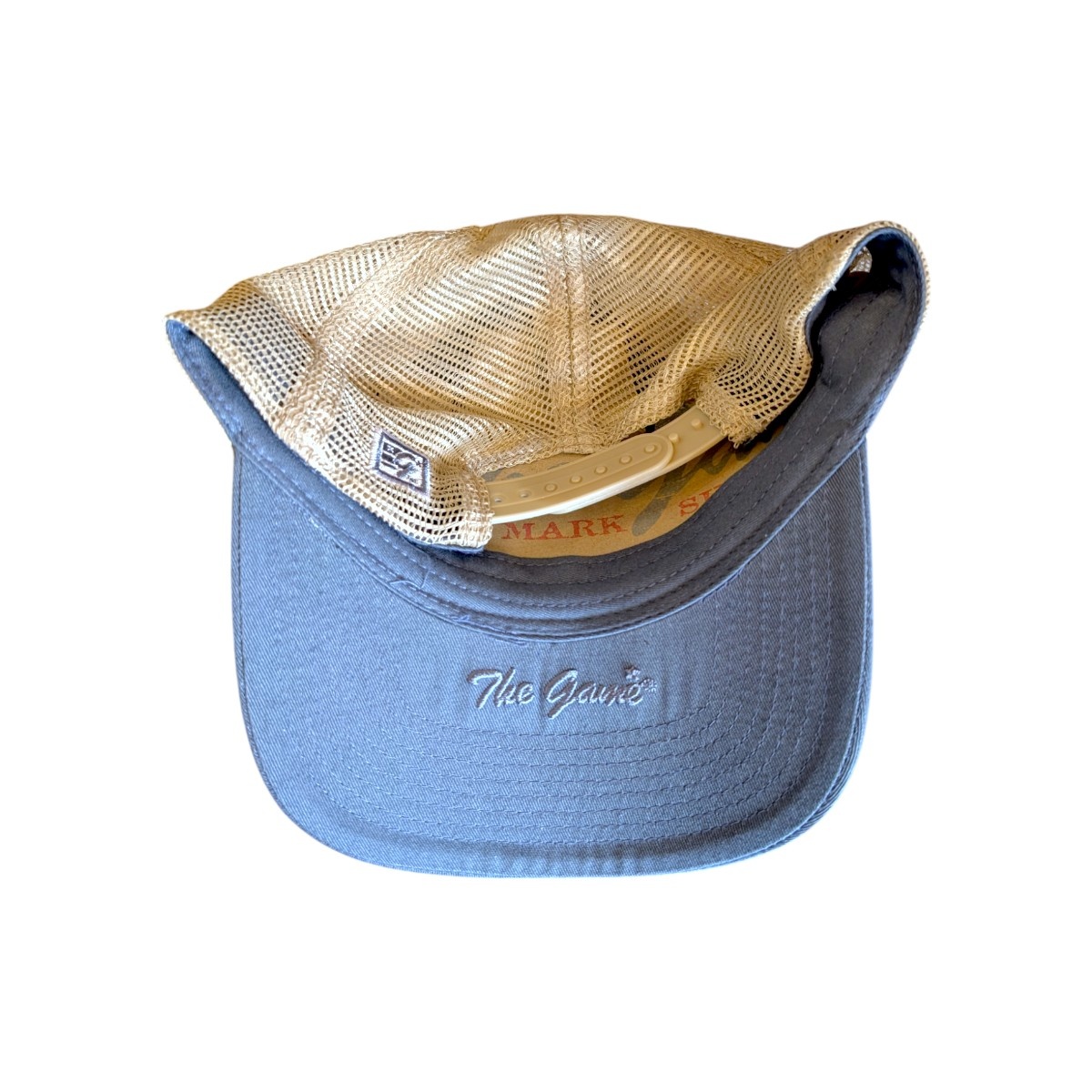 The Game UCLA Script Soft Mesh Elastic Snapback Marine Hat