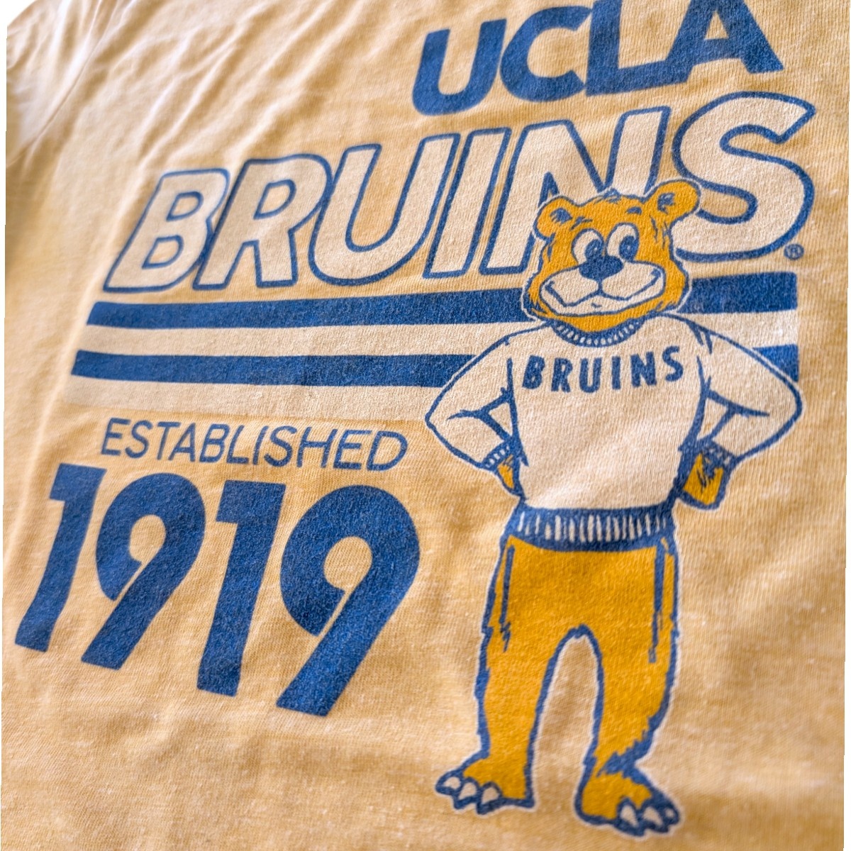 Retro Brand Ucla Joe Bear 1919 Womens Tee