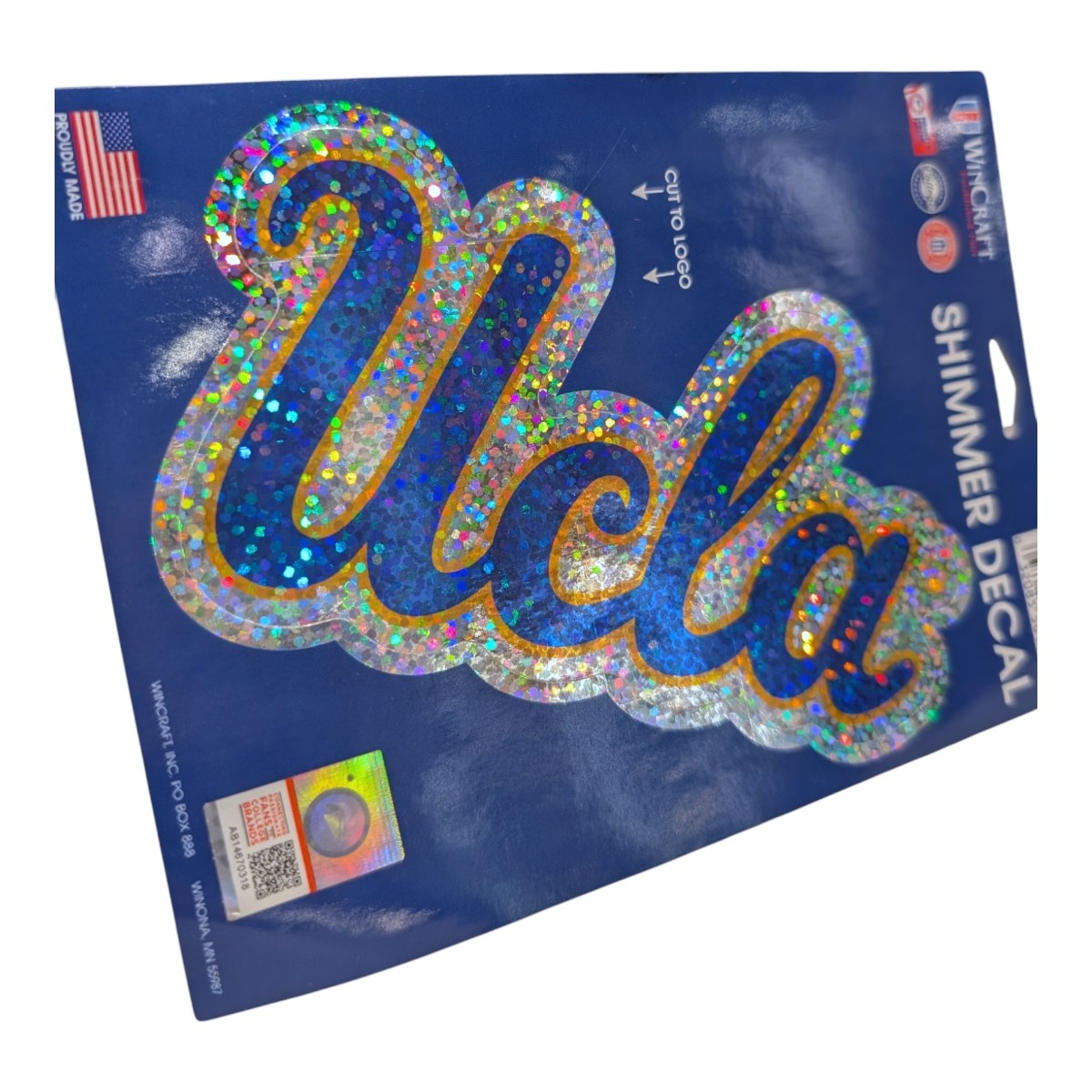 Wincraft UCLA  Script Shimmer Decal 5'x7'
