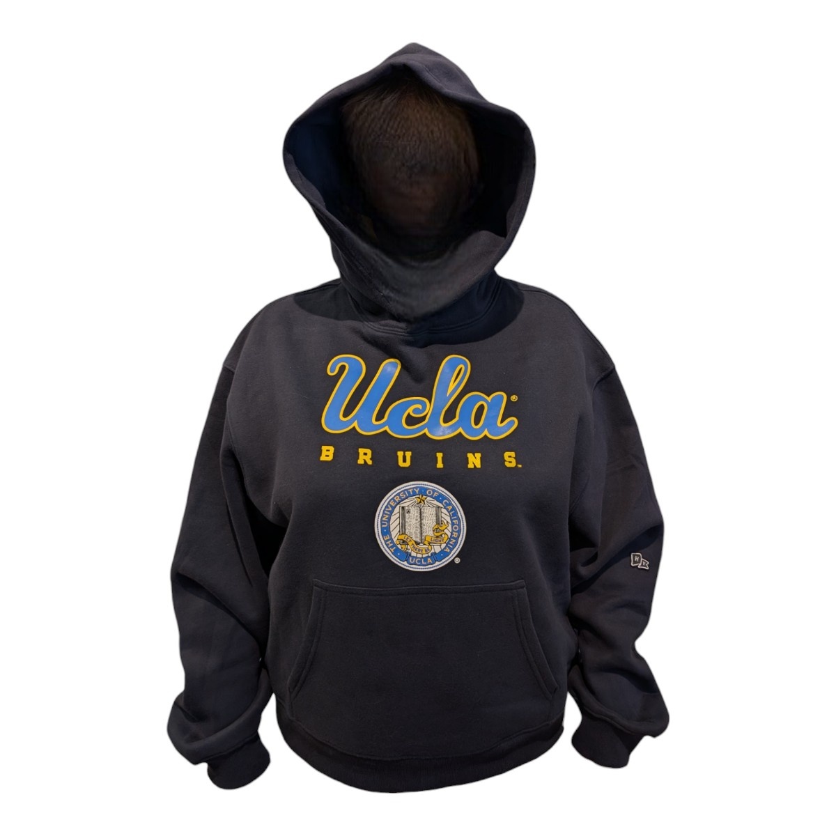HYPE AND VICE UCLA Script Seal Classic Hoodie Navy