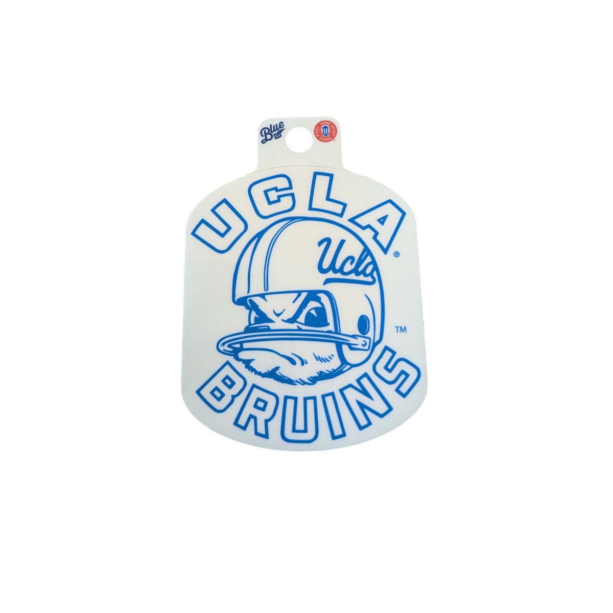 Blue84 UCLA Joe Bear Football Head Sticker