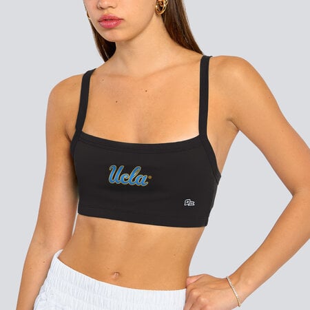 HYPE AND VICE UCLA Script Active Bra Top