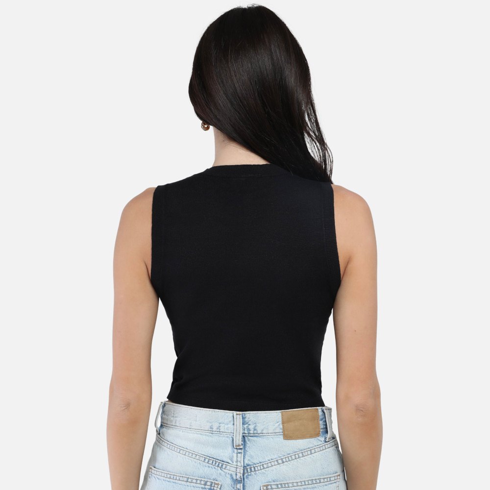 HYPE AND VICE UCLA IVY Knitted Tank Black