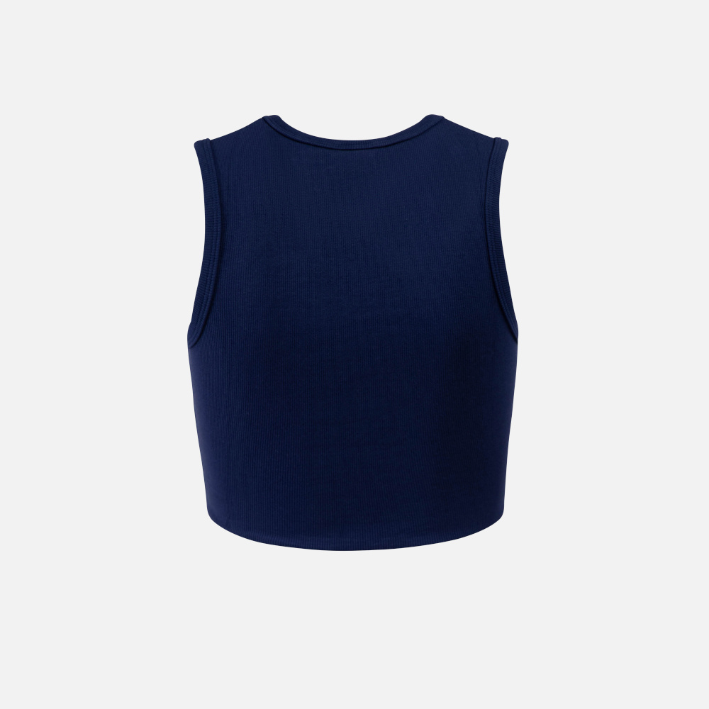 HYPE AND VICE UCLA Script Cut off Tank Top Navy