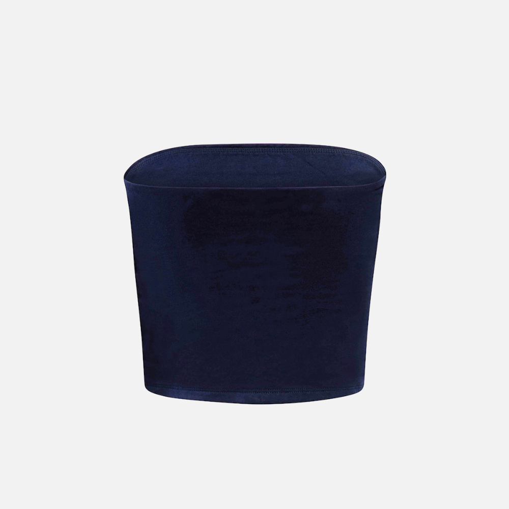 HYPE AND VICE UCLA Block Navy Tube Top