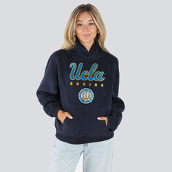 HYPE AND VICE UCLA Script Seal Classic Hoodie Navy