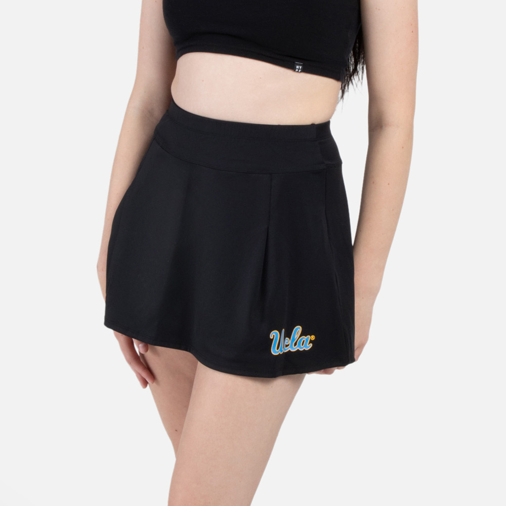 HYPE AND VICE UCLA Athletic Skirt Black