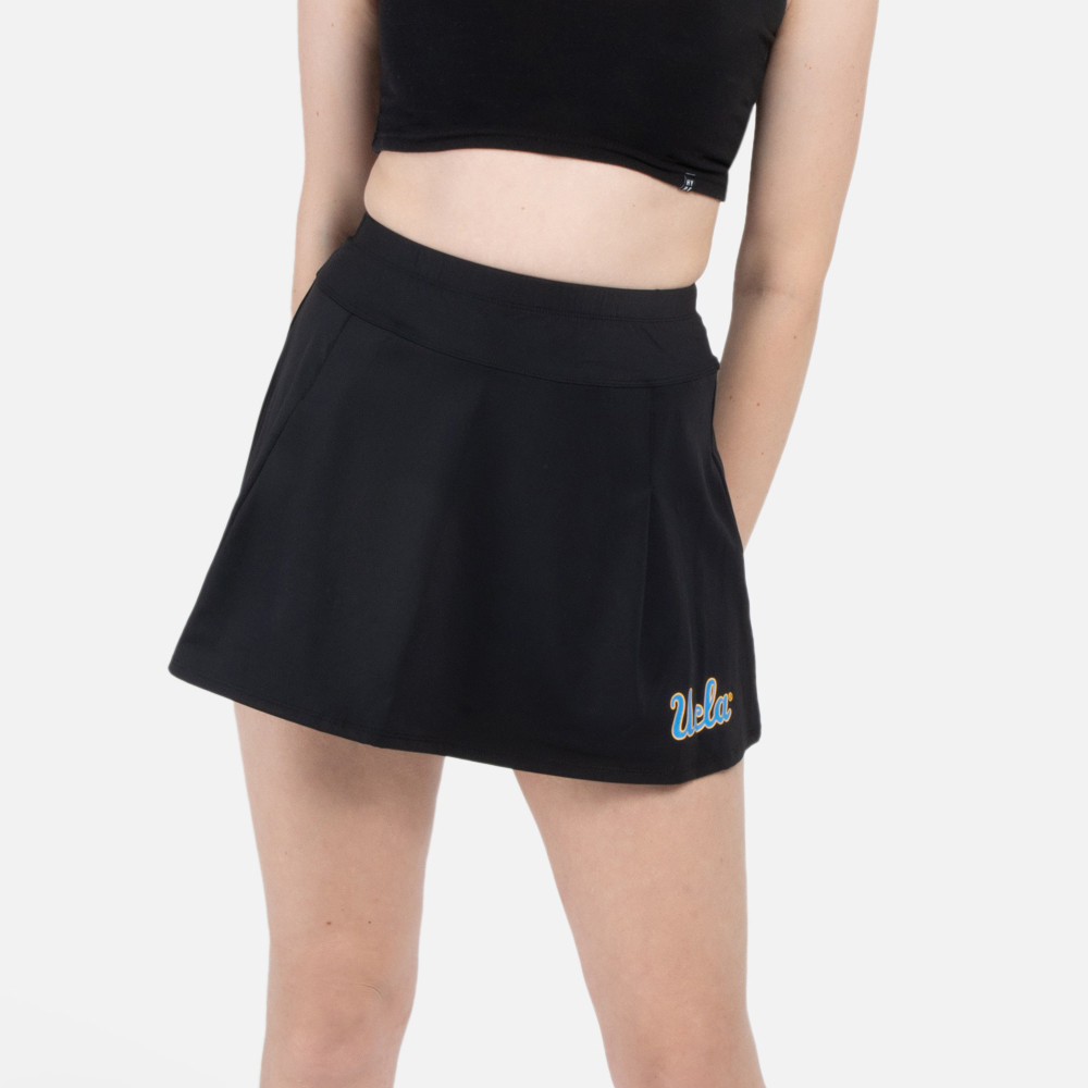 HYPE AND VICE UCLA Athletic Skirt Black