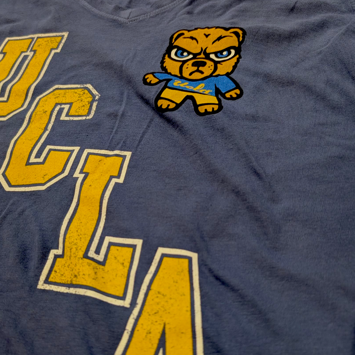 Blue84 UCLA Slanted TokyoDachi Dyed V-Neck Womens Tee