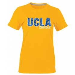 Russell Athletic UCLA Bruins Flowers Ladies Essential Gold T-Shirt
