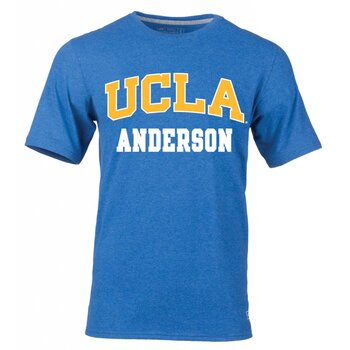 Russell Athletic UCLA Anderson Heather Blue Tee